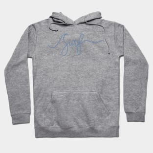 Surf wave squiggle Hoodie